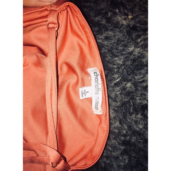 Orange mermaid dress - Picture 3 of 3